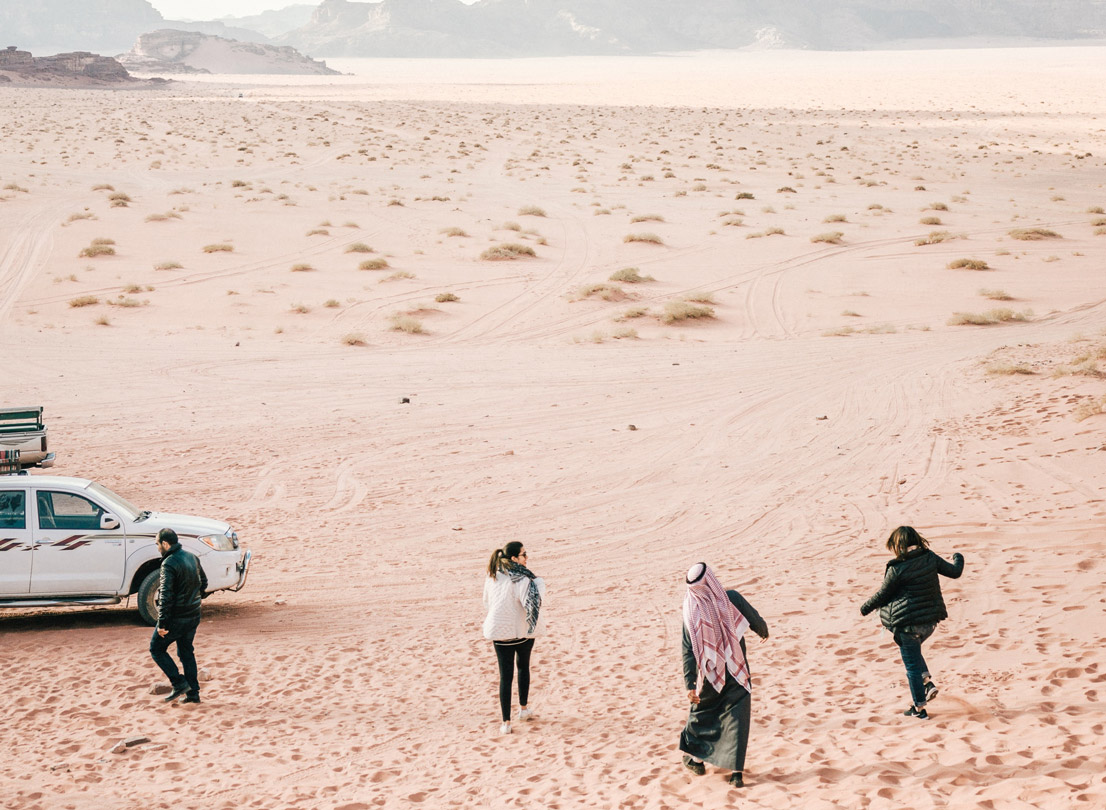 Dormir dans le désert du Wadi Rum en Jordanie