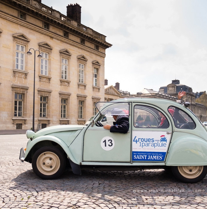 Excursion en 2cv à Paris
